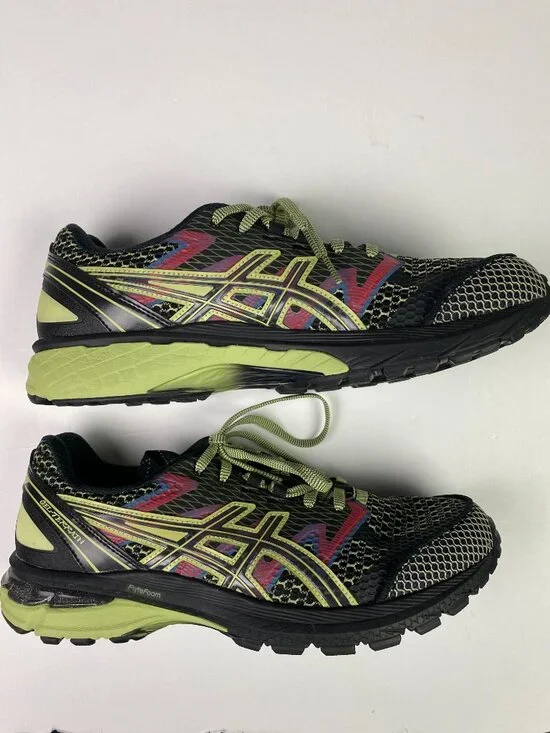 ASICS US4-S Gel Terrain Kiko Konstadinov Running Shoes Men's 10 Black Lime NWOT - Picture 3 of 13